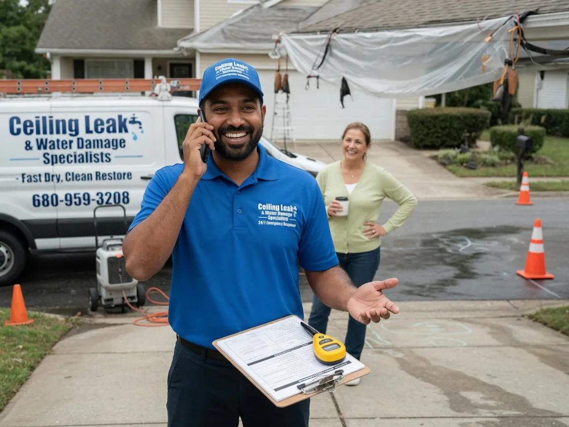 Ceiling Leak Cleanup College Grove, TN FAQs